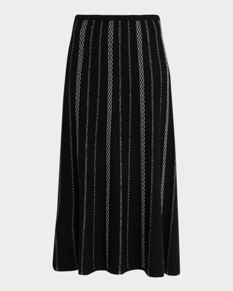 Proenza Schouler White Label Rosalyn Pleated Faux-Leather Skirt