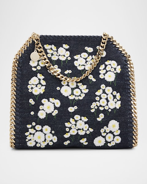 Stella McCartney Falabella Mini Metallic Tote Bag | Neiman Marcus
