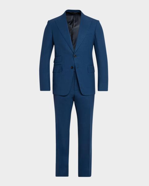 TOM FORD Men's Shelton Herringbone Stripe Suit | Neiman Marcus