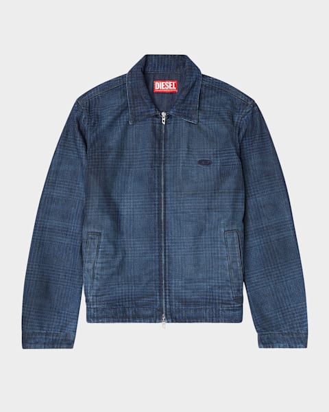 Bottega Veneta Men's Multicolor Fleck Zip Jacket | Neiman Marcus