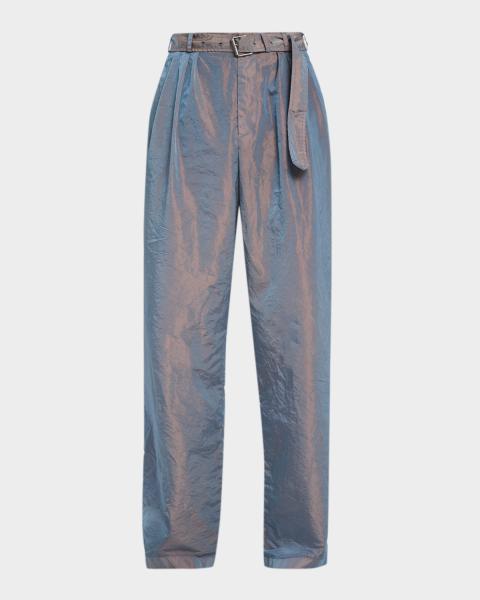 Dries Van Noten Men's Pickerby Cotton Straight-Fit Carpenter Pants