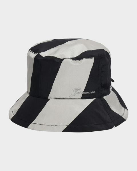 Ami Paris Men's Ami de Coeur Nylon Bucket Hat | Neiman Marcus