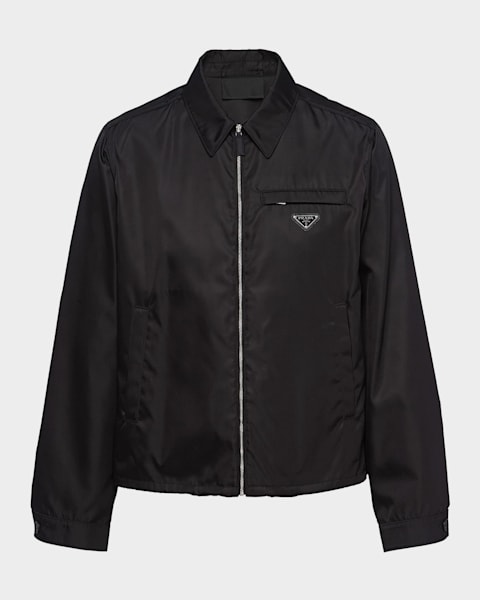 Prada Men's Archive Poplin Jacket | Neiman Marcus