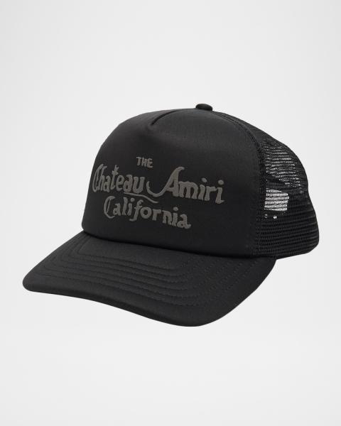Amiri Men's 3-Star Trucker Hat | Neiman Marcus