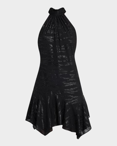 sandro striped knit mini dress Sandro Striped Knit Mini Dress In Ecru/Black - 50% Off
