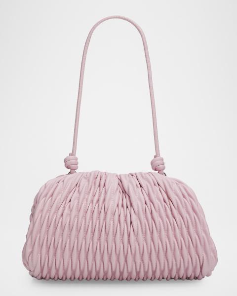 Stella McCartney Ryder Croc-Embossed Vegan Leather Clutch Bag