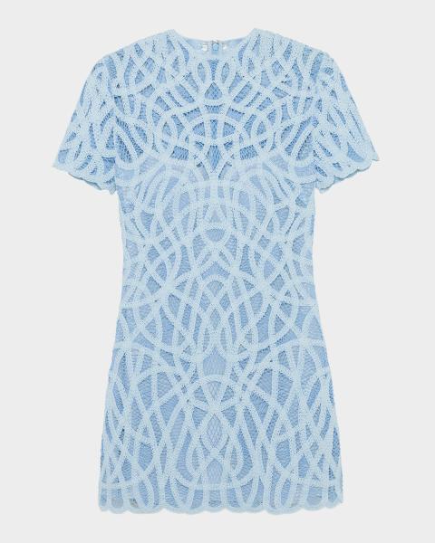 lunetta mini dress New$445 LoveShackFancy Lunetta floral embroidered mini dress 8 Love Shack  Fancy