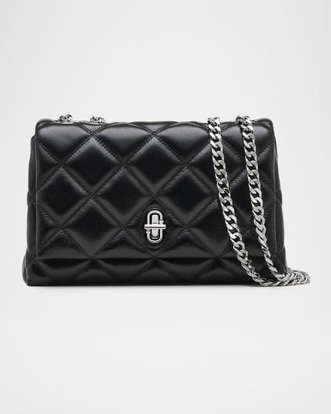 Marc Jacobs The Dual Chain Suede Mini Shoulder Bag | Neiman Marcus
