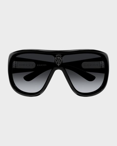 Gucci Men's GG2174S-001 Frameless Mask Sunglasses | Neiman Marcus