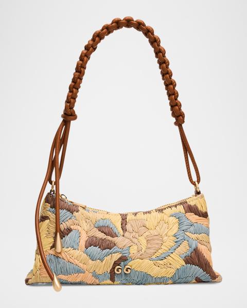 Cult Gaia Osa Braided Denim Shoulder Bag | Neiman Marcus