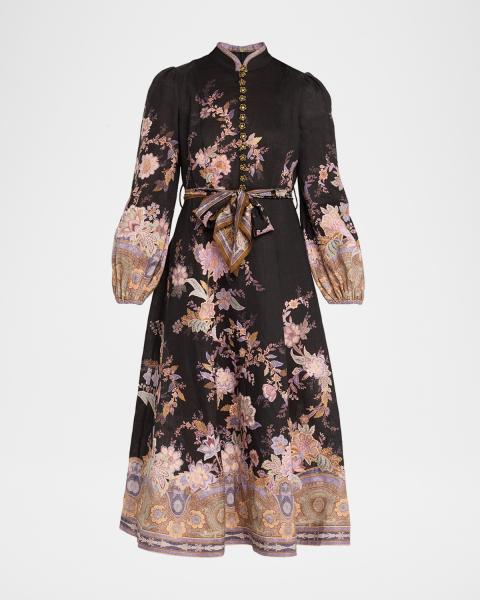 Zimmermann Lace-Trim Corset Picnic Dress | Neiman Marcus