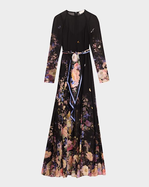 Zimmermann Wanderlust Zebra Maxi Dress | Neiman Marcus