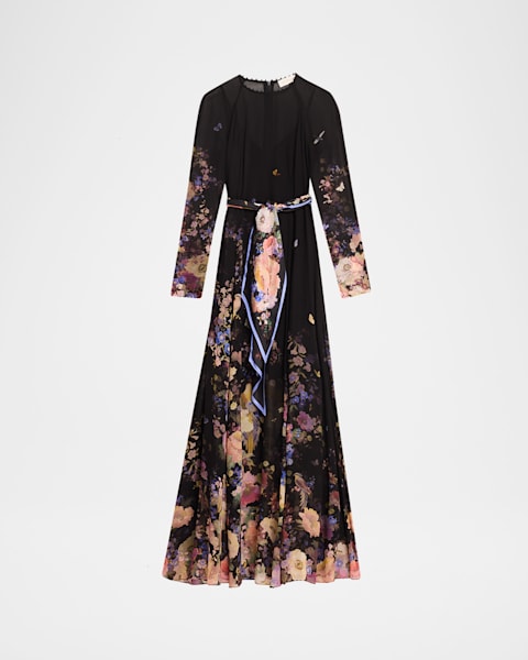 Zimmermann Lucky Metallic Tie Dress | Neiman Marcus
