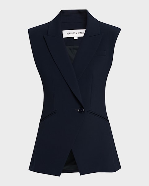 Veronica Beard Benny Tailored Vest | Neiman Marcus