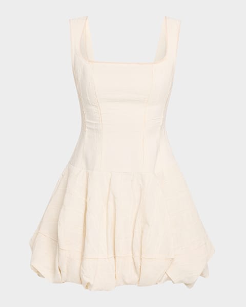 SIMKHAI Effie Bubble Mini Dress | Neiman Marcus