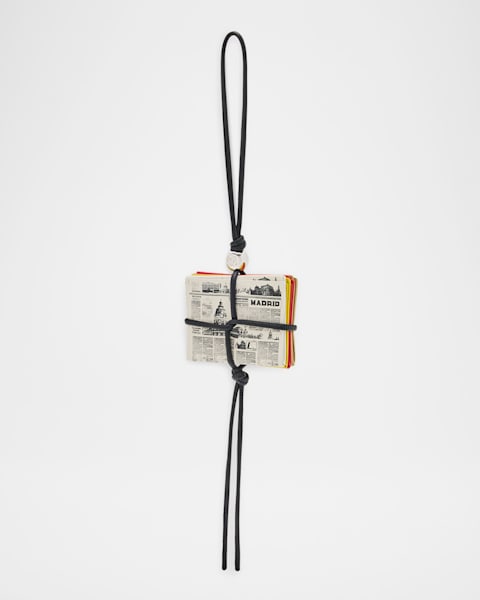 Loewe Strawberry Bag Charm in Acetate and Brass | Neiman Marcus