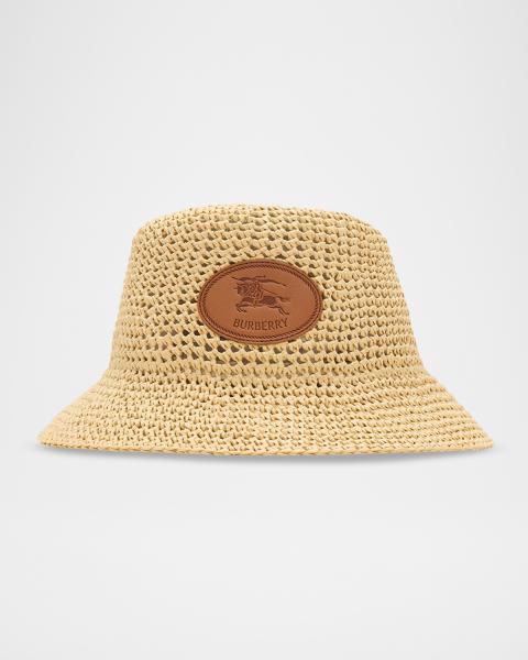 Burberry Gabardine Reversible Check-Print Bucket Hat | Neiman Marcus