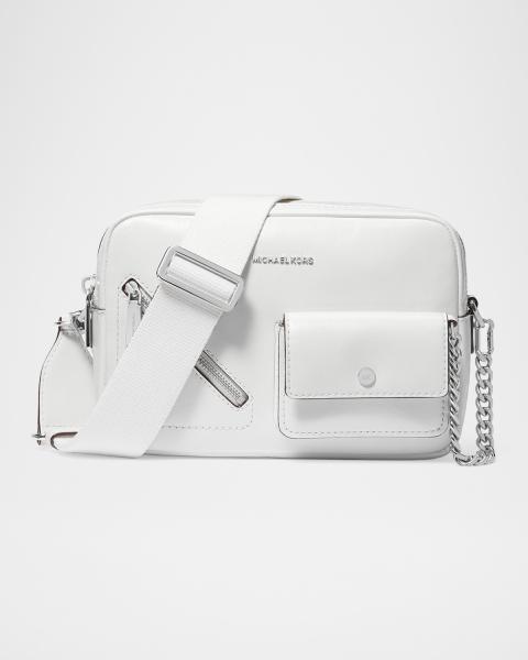 Jil Sander Tangle Small Leather Crossbody Bag | Neiman Marcus