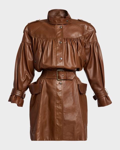 ジャケット・アウター Special GIORGIO ARMANI CAMEL Belted Coat Giorgio Armani Belted Metallic Wrap Coat | Neiman Marcus
