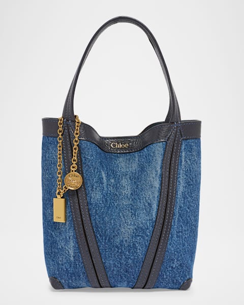 Jimmy Choo Marli Denim Tote Bag | Neiman Marcus