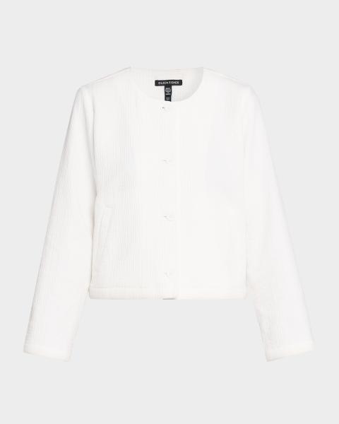 GIORGIO ARMANI アルマーニ ジャケット ホワイト 薄手 Emporio Armani Button-Down Denim Jacket | Neiman Marcus