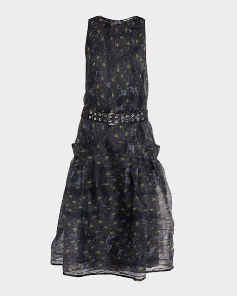 dusty blue satin bridesmaid dress Blue Hawaiian Muumuu Dress for Women – Pineapple Print main image 0
