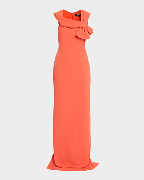 Maticevski Lexicon Metallic Draped Strapless Column Gown | Neiman Marcus