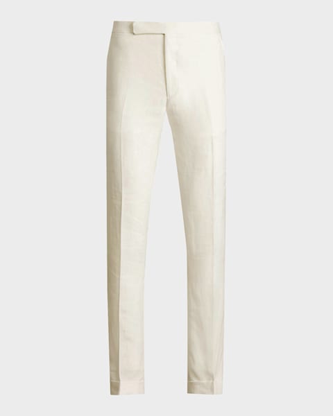 Ralph Lauren Purple Label Men's Gregory Hand-Tailored Silk-Linen