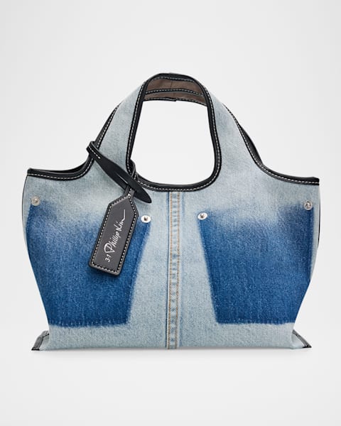 3.1 Phillip Lim Luna Large Contrast-Stitch Crossbody Bag | Neiman