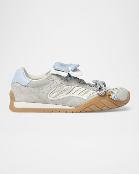Fendi FF Jacquard Low-Top Sneakers | Neiman Marcus