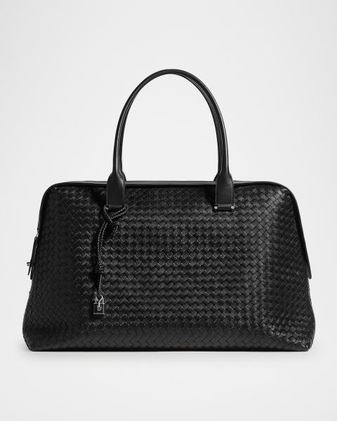 ウエストポーチ BOTTEGA VENETA Sling bag leather Black Bottega Veneta Men's Intrecciato Leather Sling Bag | Neiman Marcus