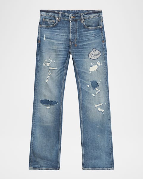 Ksubi Men's D-Van Winkle Distressed Skinny Jeans | Neiman Marcus