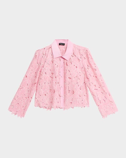 Rails Daisy Eyelet-Embroidered Blouse | Neiman Marcus