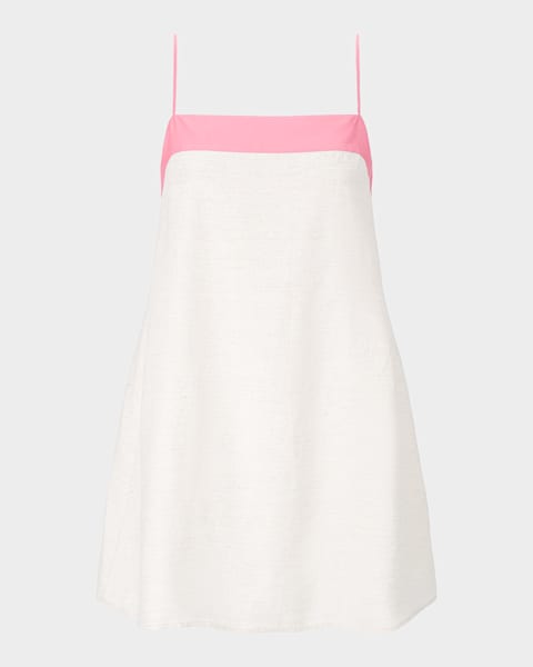 chinese dress ladies STAUD AMELIE DRESS NAVY