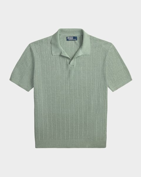 Polo Ralph Lauren Men's Classic-Fit Soft Cotton Micro-Houndstooth