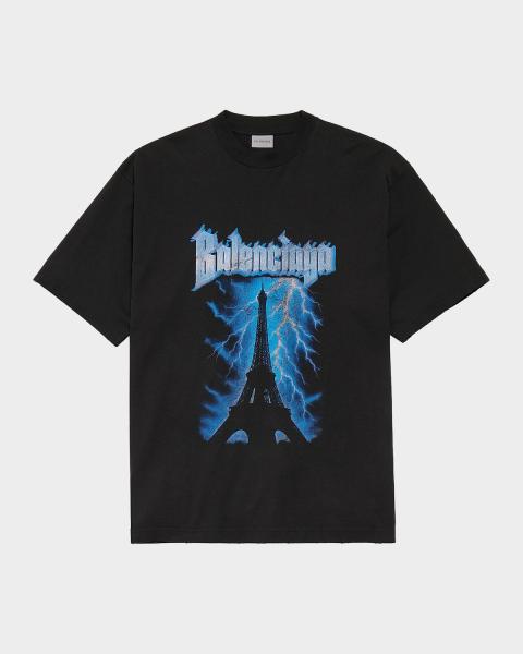 Balenciaga Men's 3B Sports Icon Ski Long-Sleeve T-Shirt | Neiman