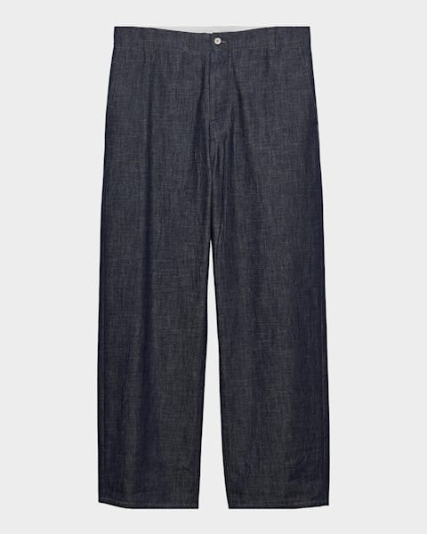 Prada Men's Regular Raw Denim Straight-Leg Jeans | Neiman Marcus