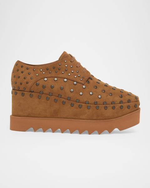 Stella McCartney Sneakelyse Vegan Logo Platform Loafers | Neiman