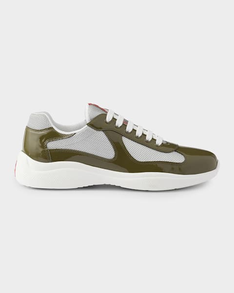Gucci Men's New Ace Embroidered Low-Top Sneakers | Neiman Marcus