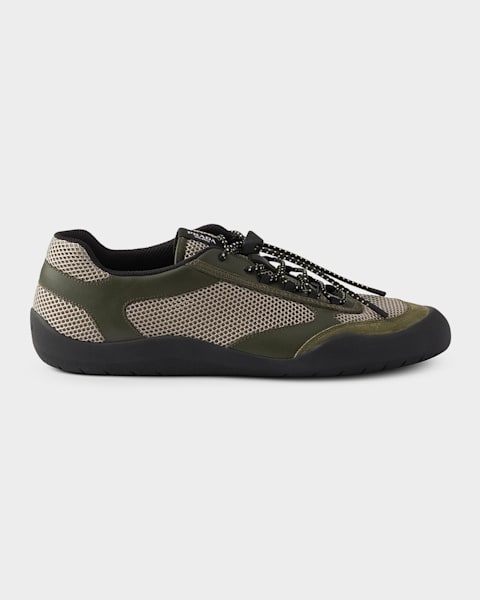 Prada Men's America's Cup Soft Rubber & Bike Fabric Sneakers