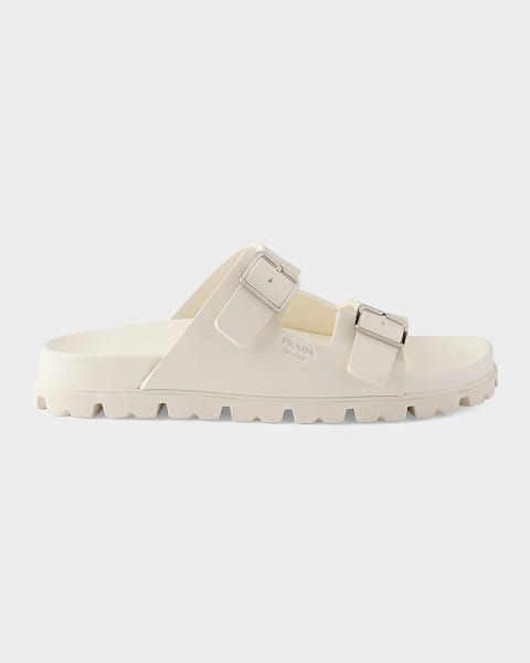 Gucci Marmont GG Double Strap Sandals | Neiman Marcus