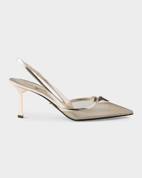 Gucci Metallic Galassia Lady Horsebit Sandals | Neiman Marcus