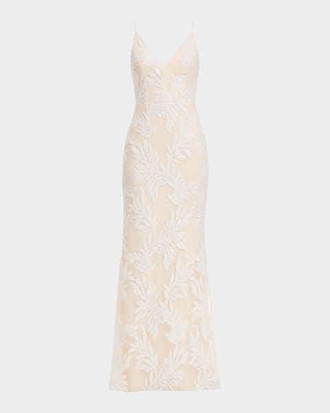 Dress the Population Black Label Daphne Bow-Draped Satin Gown | Neiman  Marcus