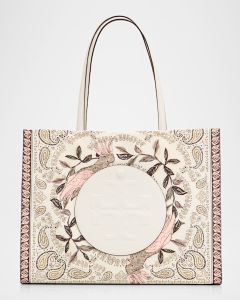 Tory Burch Lee Radziwill Croc-Embossed Leather Tote Bag | Neiman
