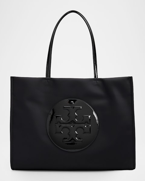 Tory Burch Ella Twist Reversible Nylon Tote Bag | Neiman Marcus