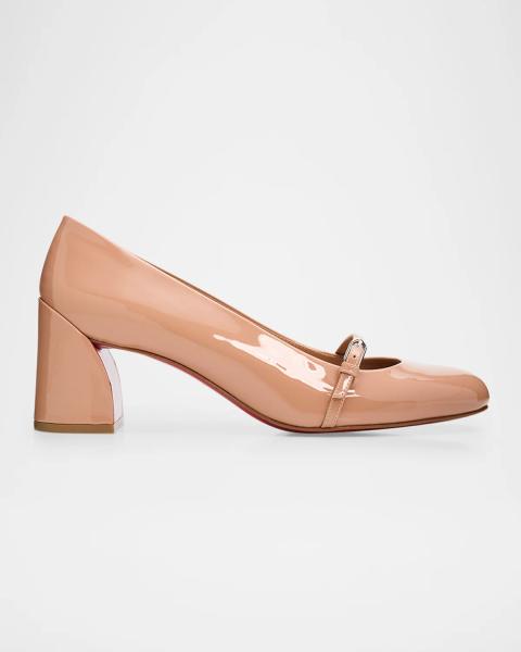 Miu Miu Bicolor Cap-Toe Mary Jane Pumps | Neiman Marcus
