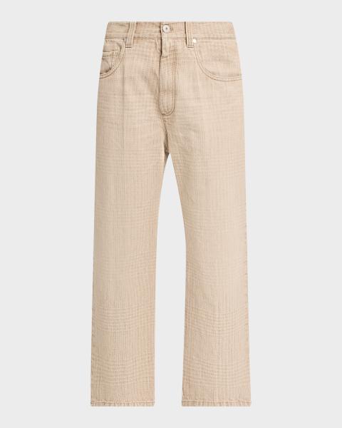 Brunello Cucinelli Shimmer Denim Pants | Neiman Marcus