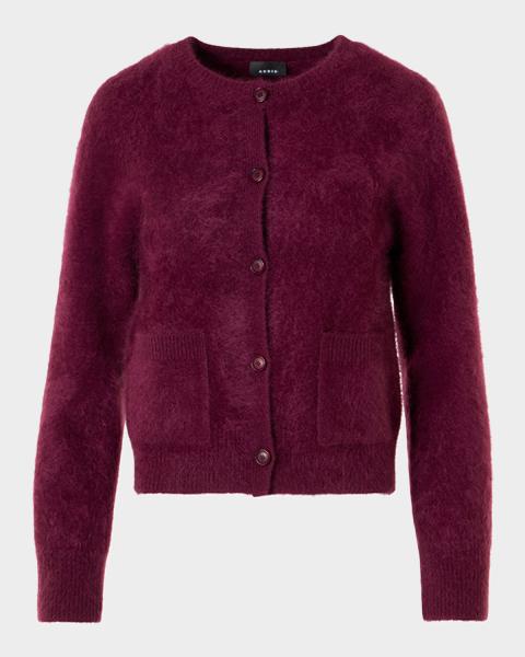 Veronica Beard Solene Brushed Cashmere Cardigan | Neiman Marcus