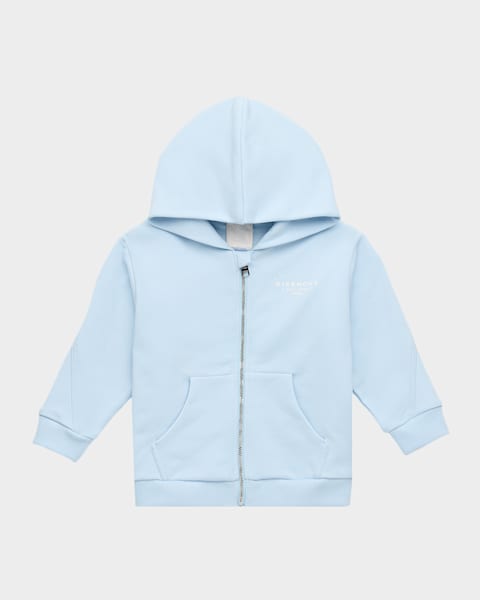 Burberry Boy's Clyde EKD Label Zip Hoodie, Size 12M-2 | Neiman Marcus