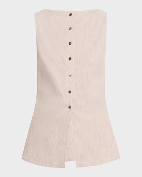 Seamed Peplum Vest | Neiman Marcus